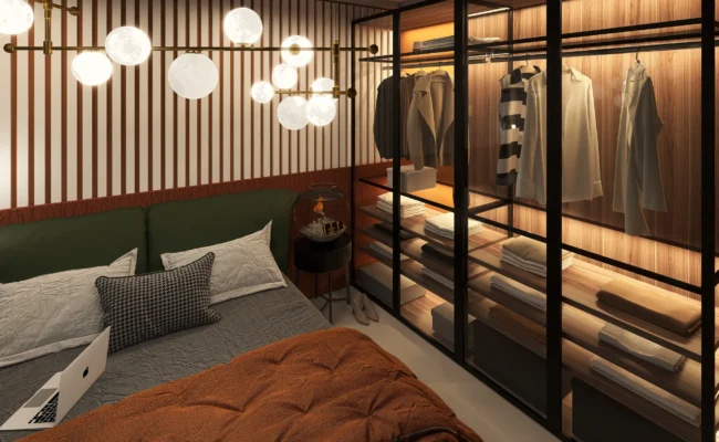 Progettazione camera da letto a Milano