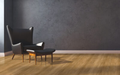 Modern bright interiors. 3D rendering illustration