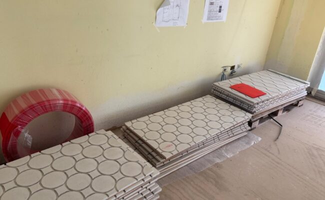 Ricaldamento a pavimento slim a Lissone